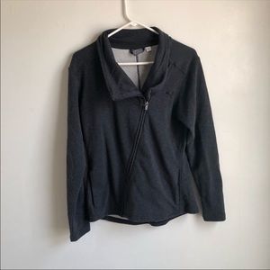Gray Puma zip up jacket